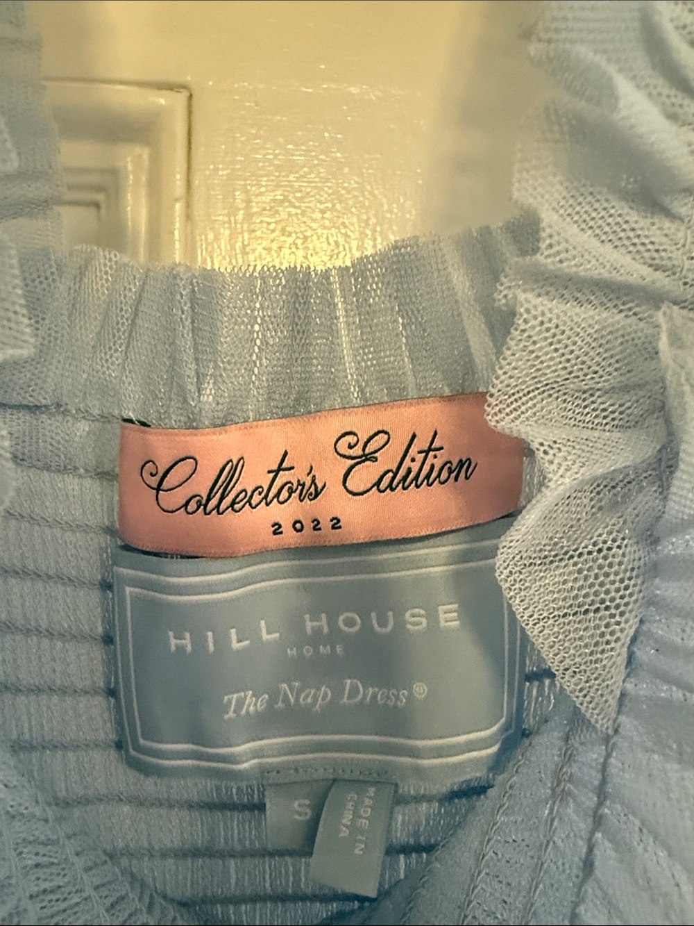 Hill House Tulle Ellie Nap Dress Light Blue collectors edition size small - Picture 2 of 6
